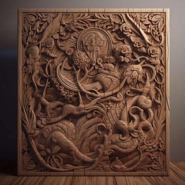 Patterns and decorations stl Lagynodes 3 3d model